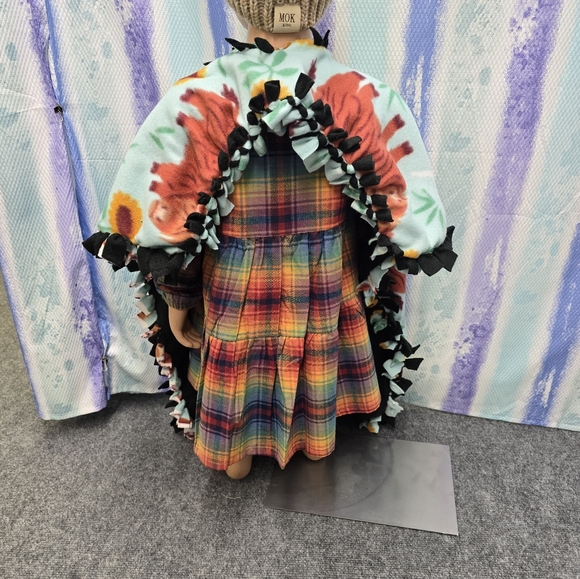 Highland cow baby toddler carseat poncho - Picture 4 of 4